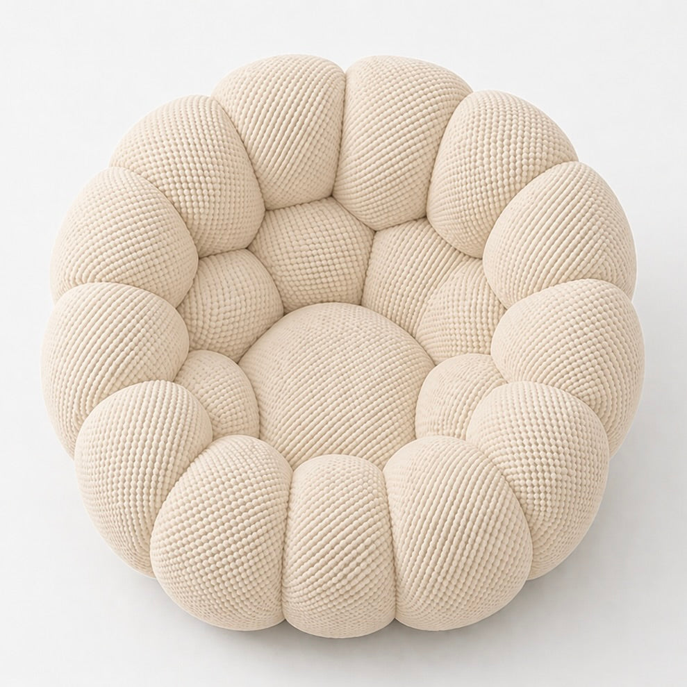 Bulo - Fauteuil compressé - Sable