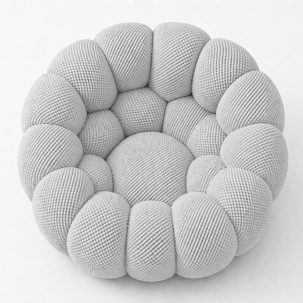 Fauteuil Bulo - Argent