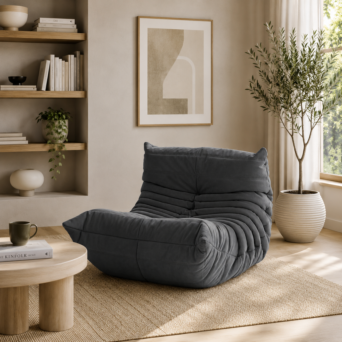 Fauteuil Lopo - Gris Roche