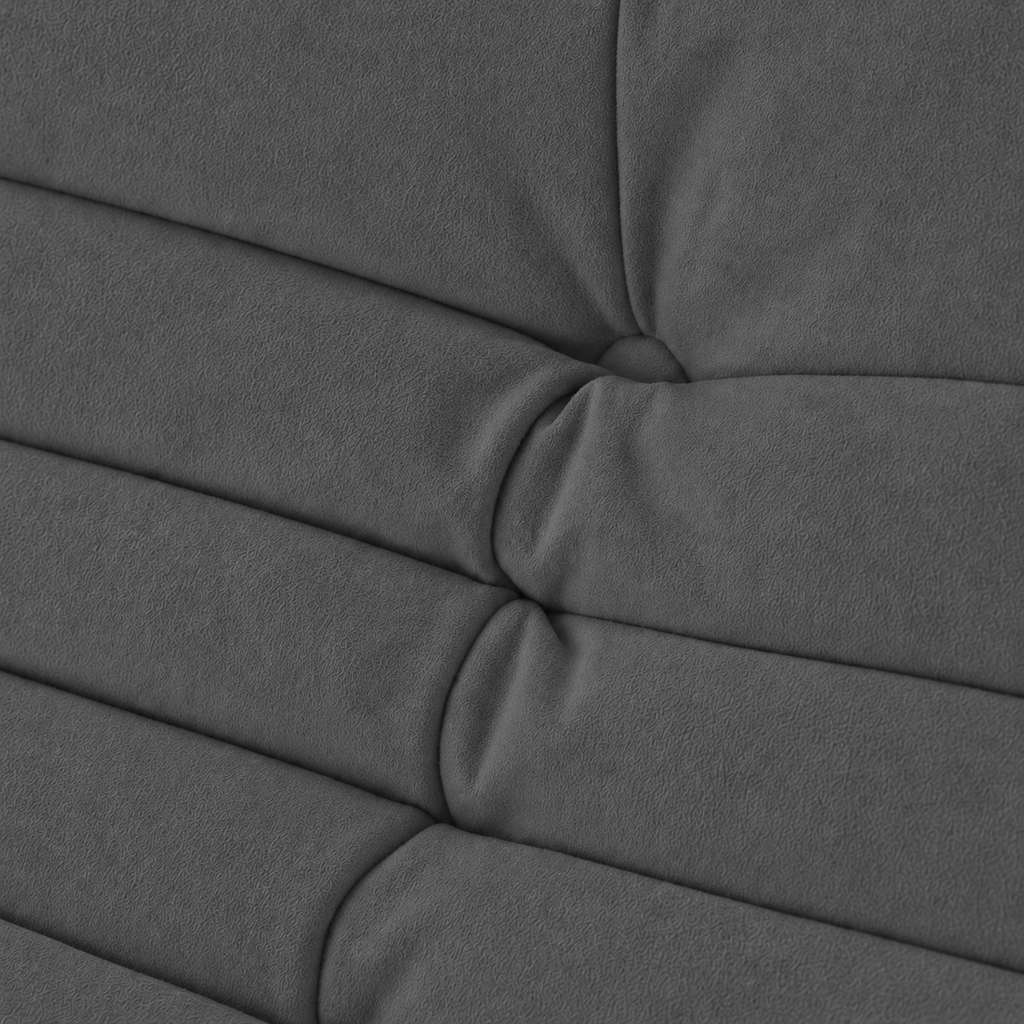 Lopo - Fauteuil compressé - Gris Roche