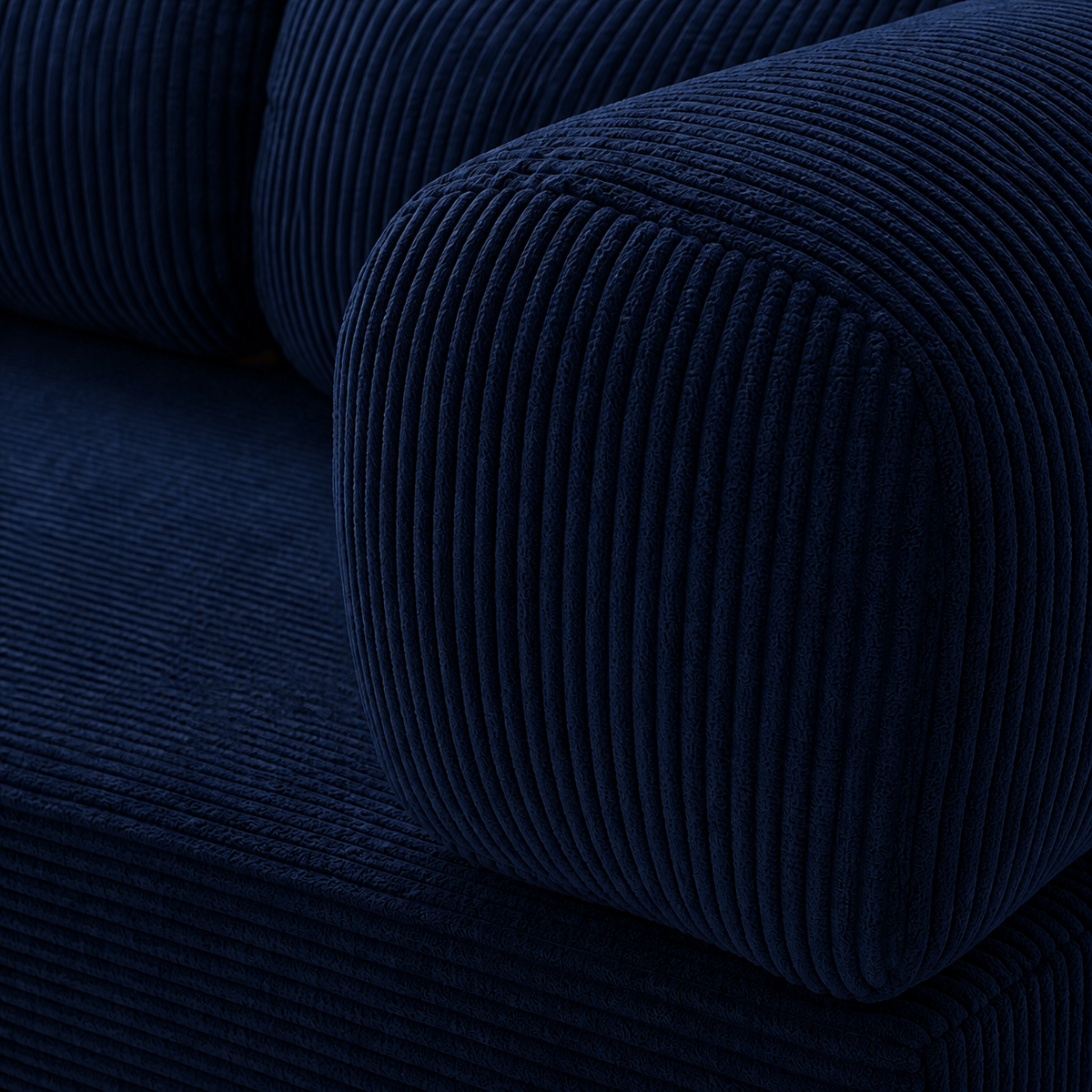Modu - Canapé compressé - Bleu Marine